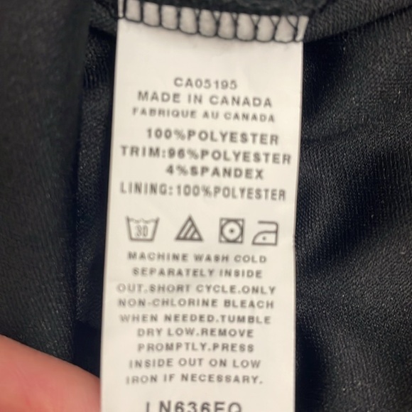 Picadilly Sleeveless Lite Grey/Black Sheath Dress Sheer shoulders & Back Sz.M - Picture 14 of 14